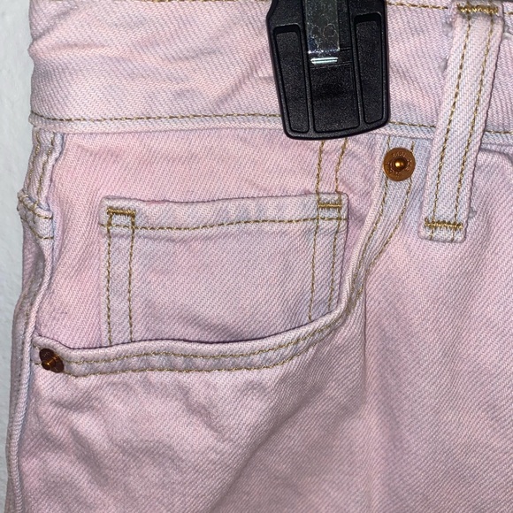 Abercrombie & Fitch Light Pink Denim Skirt - Picture 2 of 4
